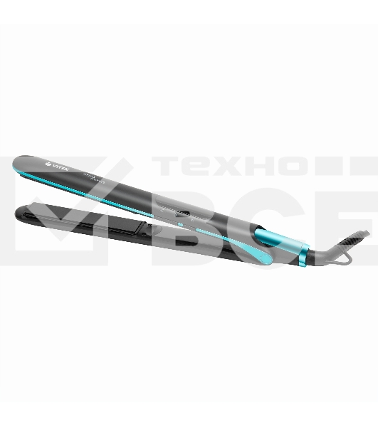 Выпрямитель Vitek VT-1335 58Вт черный/бирюзовыймакс.темп.:230С покрытие:керамико-турмалиновое
