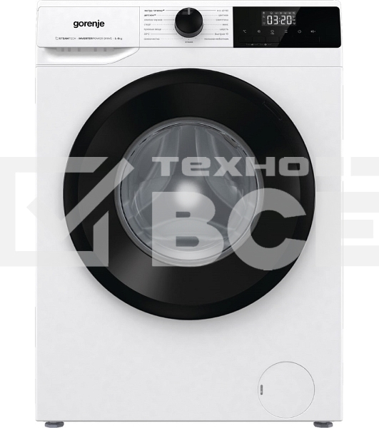 Стиральная машина Gorenje W1NHPI62SCSIRV белый загр. фронтальная макс.: 6 кг 1200 об/мин класс: А