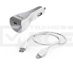 Комплект зарядное устройство Hama H-183317 3A PD для Apple кабель Apple Lightning/Type-C белый, фото5