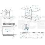 Духовой шкаф электрический Weissgauff EOM 208 PDB Steam Clean черный, фото10