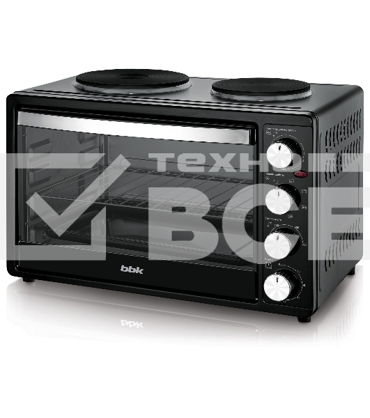 Мини-печь BBK OE3071M-2P чёрный