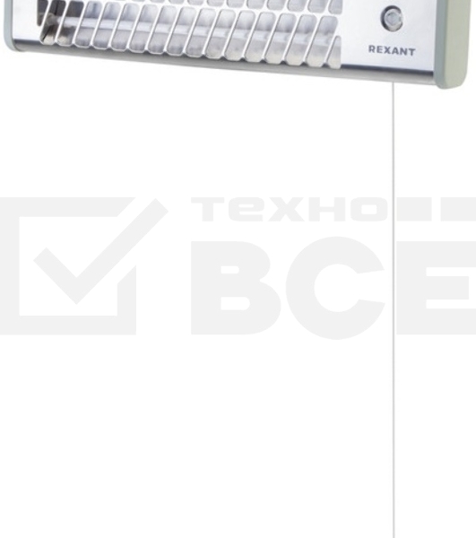 Инфракрасный обогреватель панельный Rexant 60-0059, серый, кварцевый, 1500 Вт, 20 м2, 3 режима обогрева