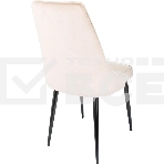 Стул для дома Бюрократ CH-K4_2 комплект 2 шт бежевый Holland 06 металл черный на ножках (CH-K4_1/HL07_2), фото5