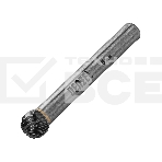 Борфреза по металлу Denzel твердосплавная, шарообразная, тип-D, 8 мм, фото 1