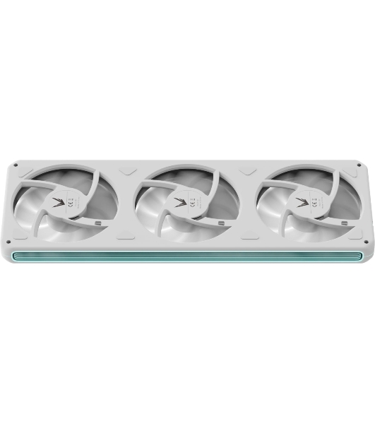 Вентилятор для корпуса Formula V Line AIR FUSION 3 WH REVERSE, 360x120x28мм, ARBG 3pin + PWM 4pin, 500-1800 RPM, 37.83 DBA MAX, HYDRO BEARING