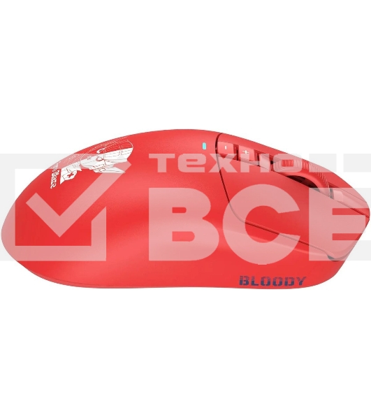 Мышь беспроводная/проводная A4Tech Bloody R72 Pro красный, 26000 dpi, радиоканал, USB/USB-C, кнопки - 7