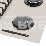 Газовая варочная панель Maunfeld EGHG.64.6CBG/G, 4 конфорки, закаленное стекло, бежевый, фото6