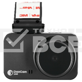 Видеорегистратор DAOCAM Uno, 1920x1080, 2', GPS, Wi-Fi, G-сенсор, датчик движения, GPS-информатор