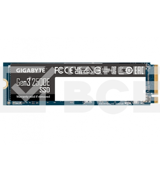 Накопитель SSD Gigabyte 2500E G325E2TB, 2Tb, PCIe 3.0 x4, M.2 2280, NVMe, R/W 2400/2000