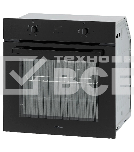 Духовой шкаф электрический встраиваемый Krona MAGNETE 60 BL/BL черный
