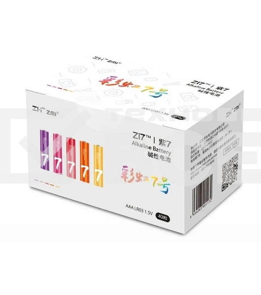 Батарея Xiaomi ZI7 AAA alkaline battery (40pcs)