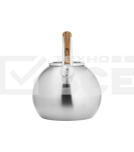 Чайник для плиты LARA LR00-82 4.5 л индукционное дно, свисток с кноп. механизмом, ручка нейлон