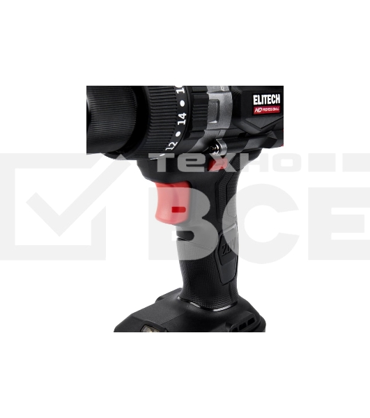 Дрель-шуруповерт Elitech CD 20BL2, 20 В, 4 Ач, 130 Нм, бесщеточный