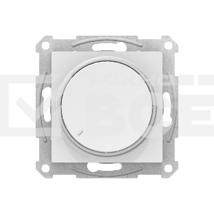 Светорегулятор AtlasDesign (диммер) повор-нажим. LED RC 400Вт мех. лотос SE ATN001323