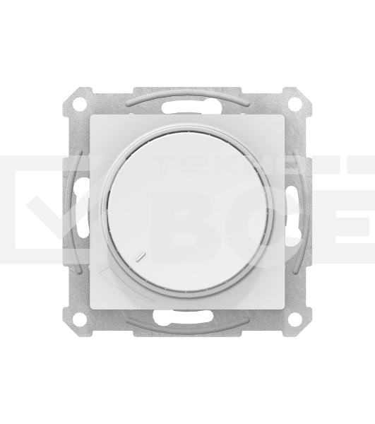 Светорегулятор AtlasDesign (диммер) повор-нажим. LED RC 400Вт мех. лотос SE ATN001323