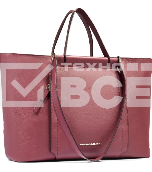 Деловая сумка женская Piquadro Circle BD3336W92/BO с отделением для ноутбука 14' бургунди натур.кожа