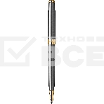 Ручка шариковая Parker Sonnet Grey Core GT (2213679) M, черные чернила, подарочная коробка, фото3
