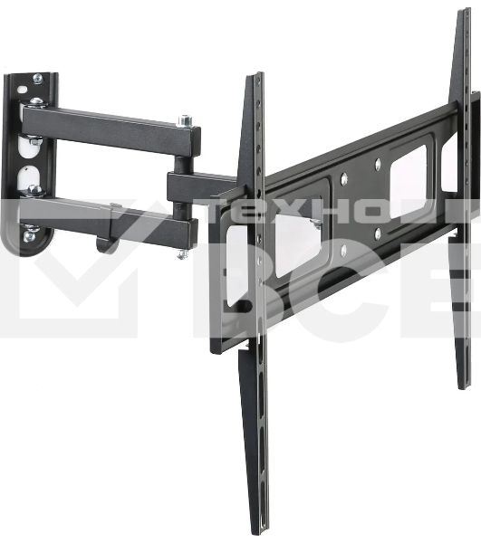 Кронштейн для телевизора Hama R1 118157 черный, 37'-75' макс. 30 кг, настенный, поворотно-выдвижной и наклонный