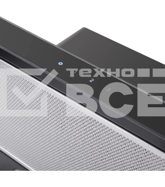 Вытяжка встраиваемая Maunfeld Ouse Touch Glass 60 черный, 60 см, 750 куб. м/ч, 48 дБ