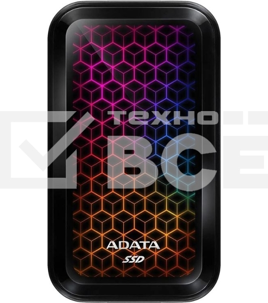 Внешний SSD ADATA SE770G, 1TB, USB 3.2 Gen 2 Type-C, R/W 1000/800, черный