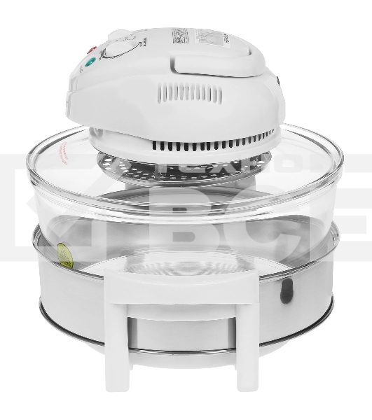 Аэрогриль Centek Ct-1456 белый, 1400 Вт, 12 л, механическое управление, 0 программ