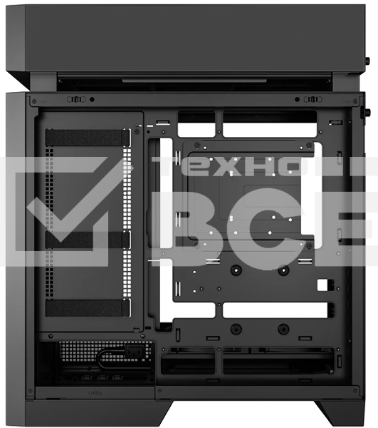 Корпус DeepCool CL660, Midi-Tower, чёрный, 2 x 120 мм