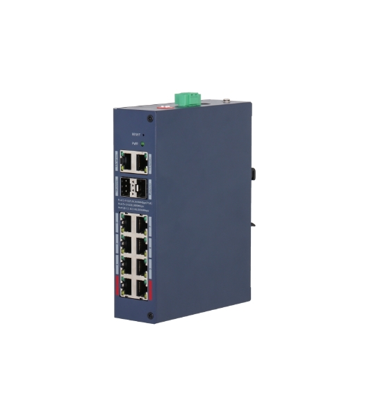 Коммутатор Dahua DH-CHS4212-8GT-110, 8×1 Гбит/с + 2×1 Гбит/с + 2×1 Гбит/с SFP, управляемый