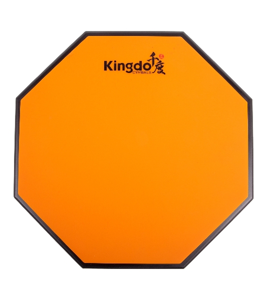 Пэд для занятий 12' DRUM PAD SILICAGEL ORANGE KINGDO DRUM PAD SILICAGEL ORANGE