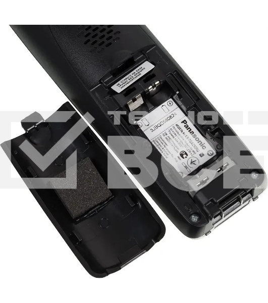 Телефон беспроводной (DECT) Panasonic KX-TG2511RUM (металик) {АОН, Caller ID,спикерфон на трубке,переход в Эко режим одним нажатием}