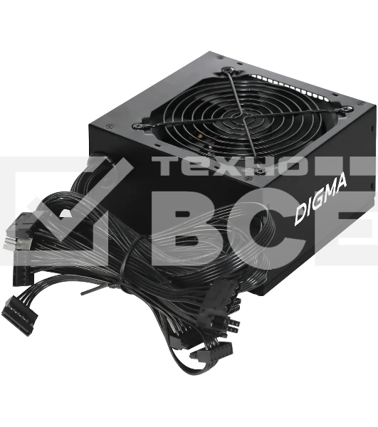 Блок питания Digma DPSU-550W, 550Вт, 120мм, черный