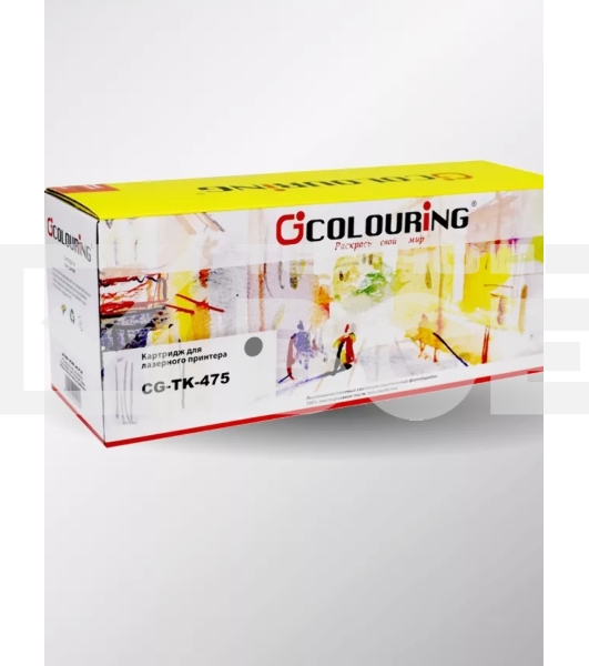 Картридж лазерный Colouring CG-TK-475 черный (15000 стр.) + бункер отработанного тонера для Kyocera FS-6025/6030/6525