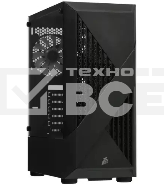 Компьютерный корпус 1STPLAYER FIREROSE F3-A Black / ATX, TG / 4x120mm LED fans inc. / F3-A-BK-4F1