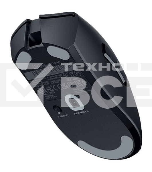 Мышь беспроводная/проводная Razer DeathAdder V3 Pro черный, 30000 dpi, радиоканал, USB, кнопки - 6