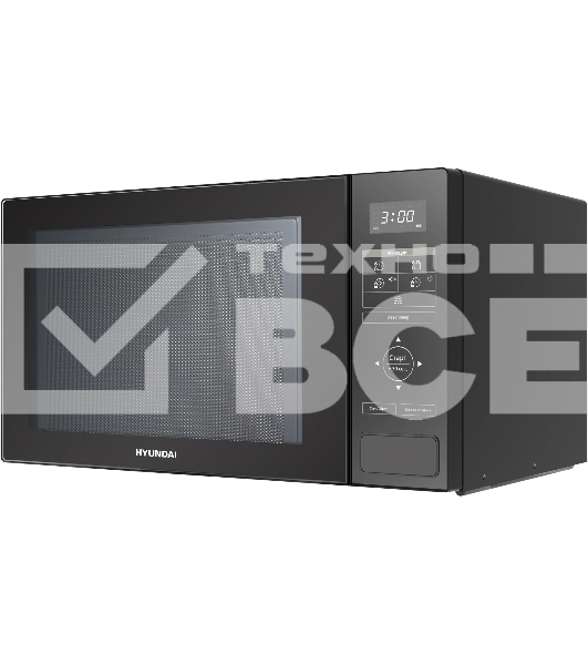 Микроволновая печь Hyundai HYM-D3038 черный, 23 л, 700 Вт, переключатели - сенсор
