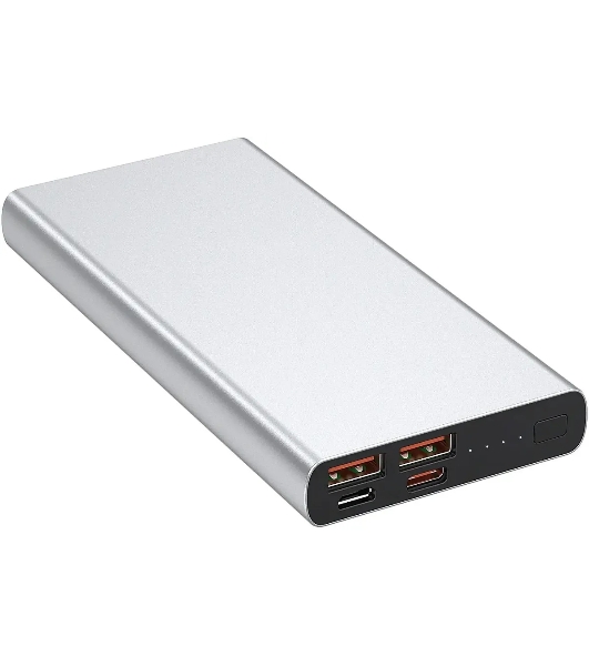 Портативный аккумулятор HIPER CORE 2XL Metal серебристый (10000 мА·ч)