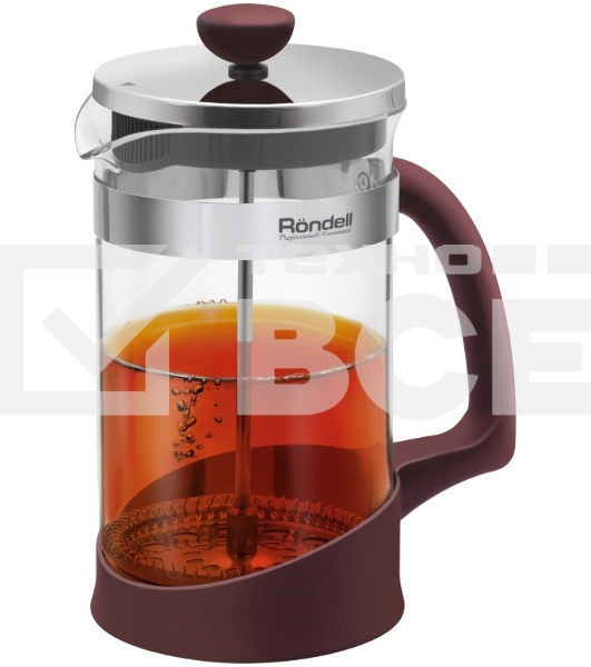 Френч-пресс Rondell Bojole RDS-1903 1л бордовый