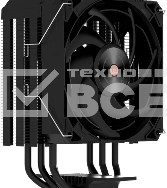 Кулер для процессора ALSEYE Q120S Plus AS.01.11.0005 черный 120мм алюминий+медь 3000rpm 45db 4-pin 200W 161мм