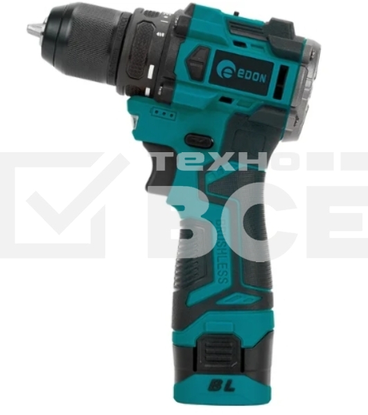 Дрель-шуруповерт аккумуляторная Edon AD-16CBL, 16В, 2 АКБ, Кейс