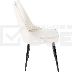 Стул для дома Бюрократ CH-K4_2 комплект 2 шт бежевый Holland 06 металл черный на ножках (CH-K4_1/HL07_2), фото6