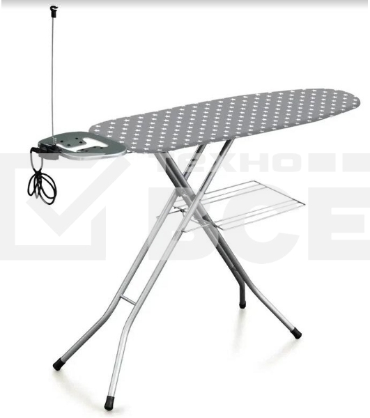 Доска гладильная DOGRULAR КАПИТОЛ ГРИ серый, чехол с тефлоновым покрытием (в уп. 2 шт)