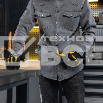 Молоток кровельщика Denzel 600 г, цельнокованый, боек с магнитом, двухкомп. обрезин. рук-ка, фото6