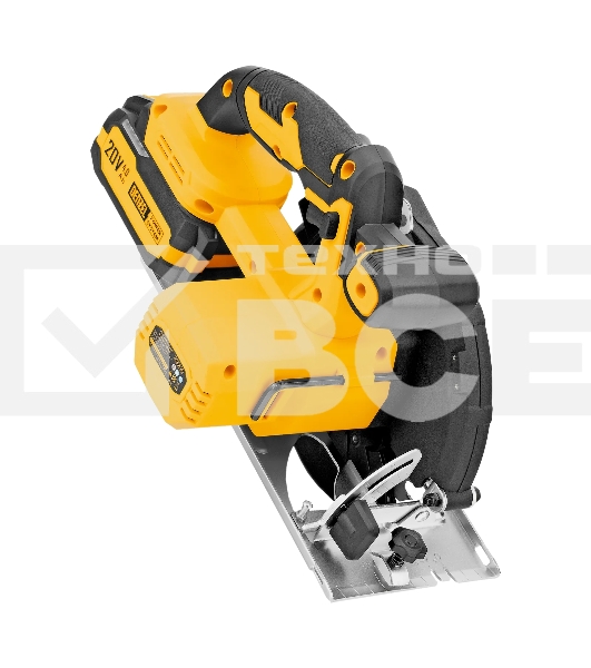 Пила циркулярная аккумуляторная Denzel CCSH-20-165, 165 мм, Li-Ion, 20 В
