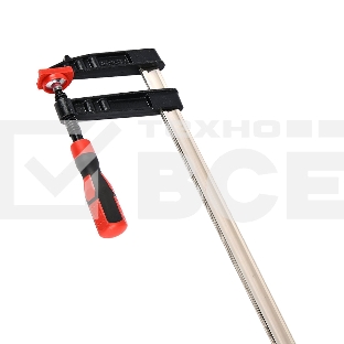 Струбцина F-образная усиленная Deli DL111230Z 300x120 мм, макс. усилие зажима 3500N, резьба 16мм