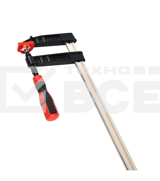 Струбцина F-образная усиленная Deli DL111230Z 300x120 мм, макс. усилие зажима 3500N, резьба 16мм