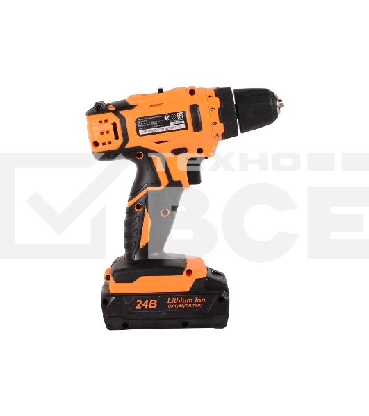 Дрель-шуруповерт аккумуляторная Вихрь ДА-24Л-2к 72/14/18, Аккумуляторная, 24В