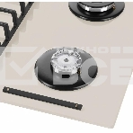 Газовая варочная панель Maunfeld EGHG.64.6CBG/G, 4 конфорки, закаленное стекло, бежевый, фото7