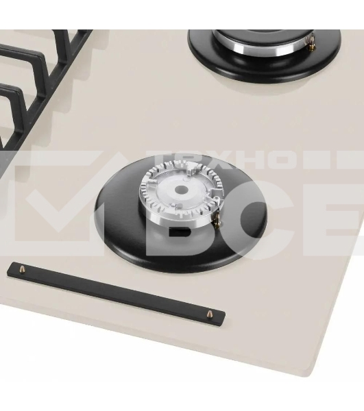 Газовая варочная панель Maunfeld EGHG.64.6CBG/G, 4 конфорки, закаленное стекло, бежевый