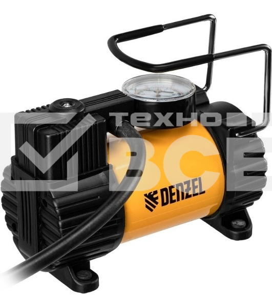 Компрессор автомобильный Denzel AC-37, 12 В, 7 атм 37 л/мин, 58055