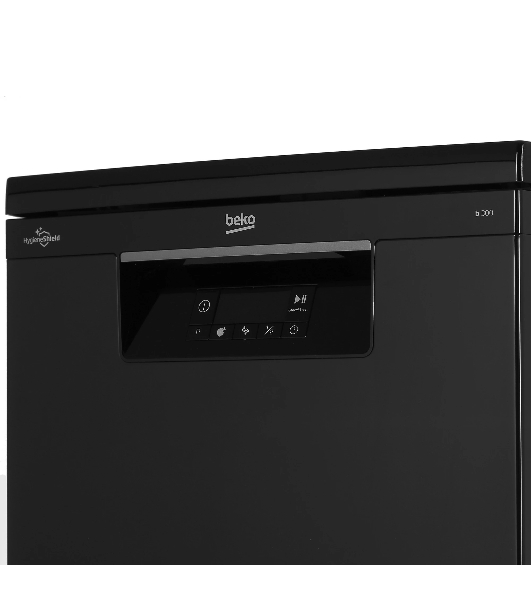 Посудомоечная машина Beko BDFS15020B, черная, 44.8 см, 10 компл., 49 дБ, класс A