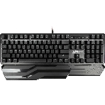 Клавиатура проводная A4 B975 механическая черный USB Gamer LED (подставка для запястий), фото 1